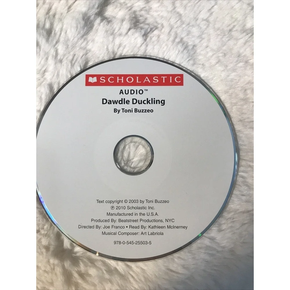 Dawdle Duckling By Toni Buzzeo-Set Of 4 Books & CD! VERY GOOD, Reading Center